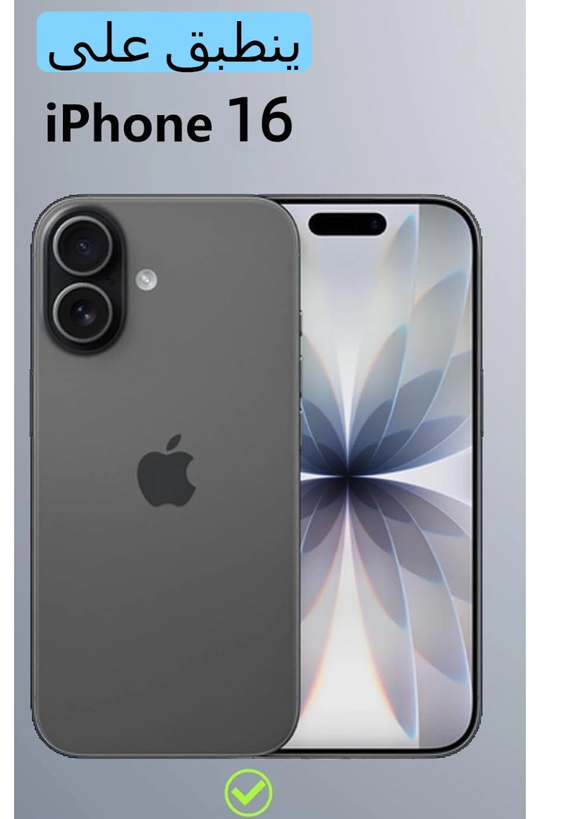 LR Nexus IPhone16 frosted black transparent mobile phone case | Give a mobile phone film. - Image 2